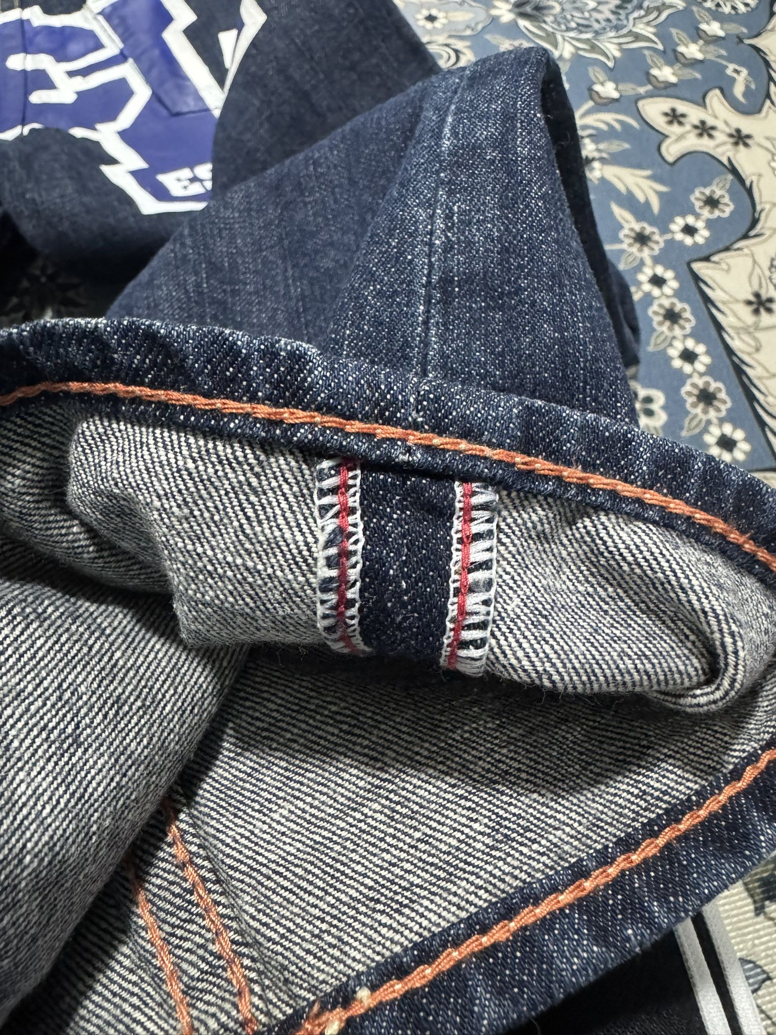Beauty Beast × General Research × Japanese Brand Vintage CO & LU Daicock Inspired Evisu Jeans Red Line Size US 32 / EU 48 - 9 Thumbnail