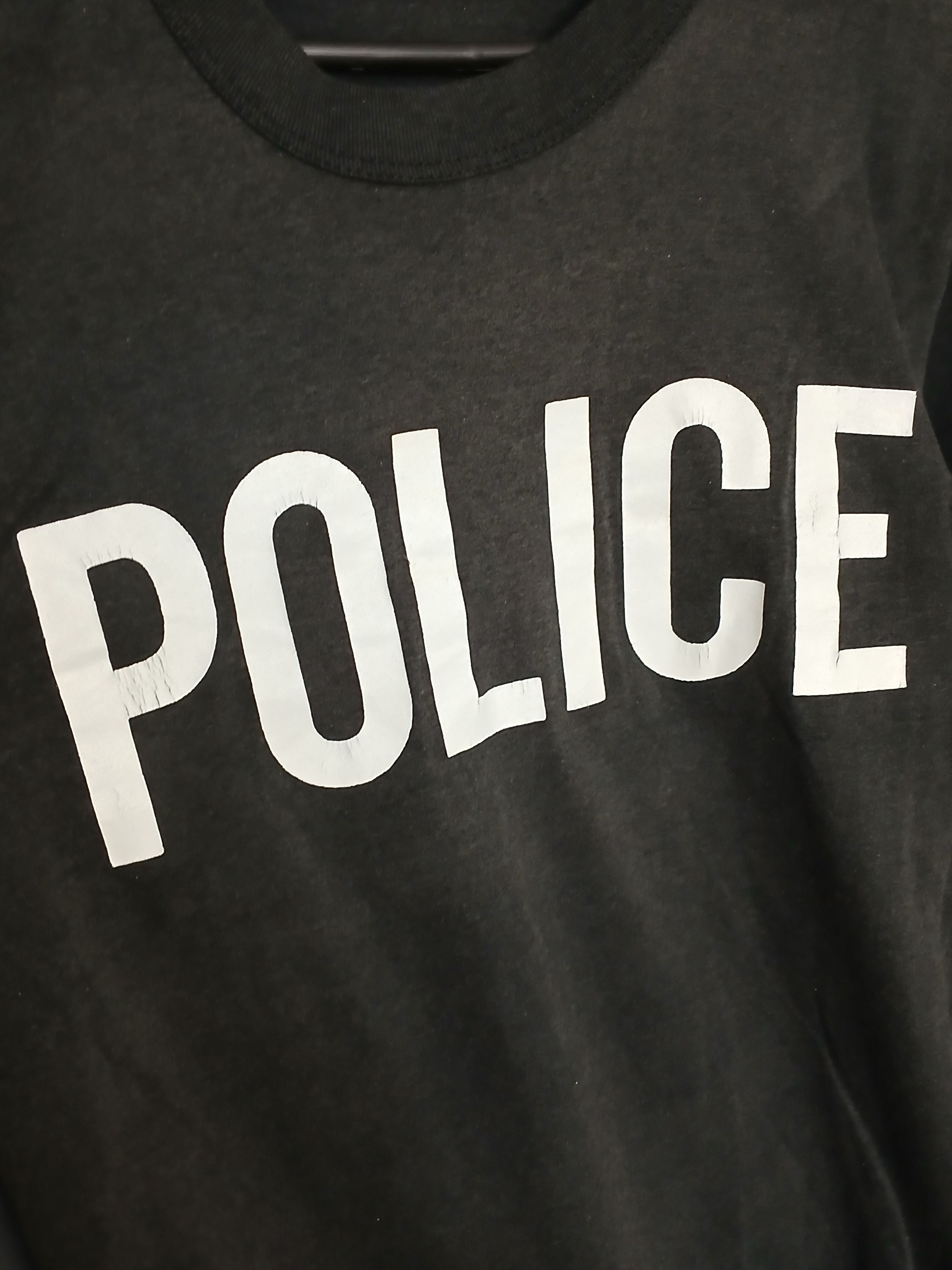Rap Tees × Vintage Vintage Police Polizei T-Shirt Kanye West Size US S / EU 44-46 / 1 - 3 Thumbnail