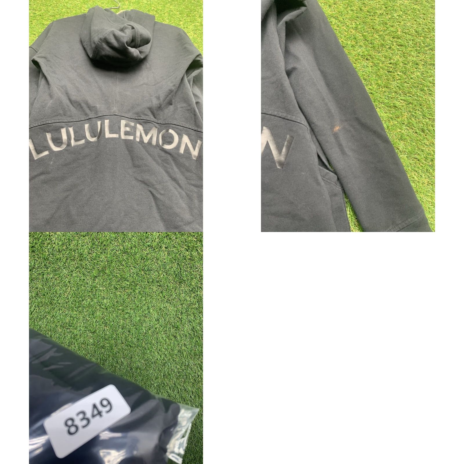 Lululemon Lululemon Hoodie Womens 4 Black Long Sleeve Side Split Sweater Cut Above Gym Size S / US 4 / IT 40 - 10 Thumbnail