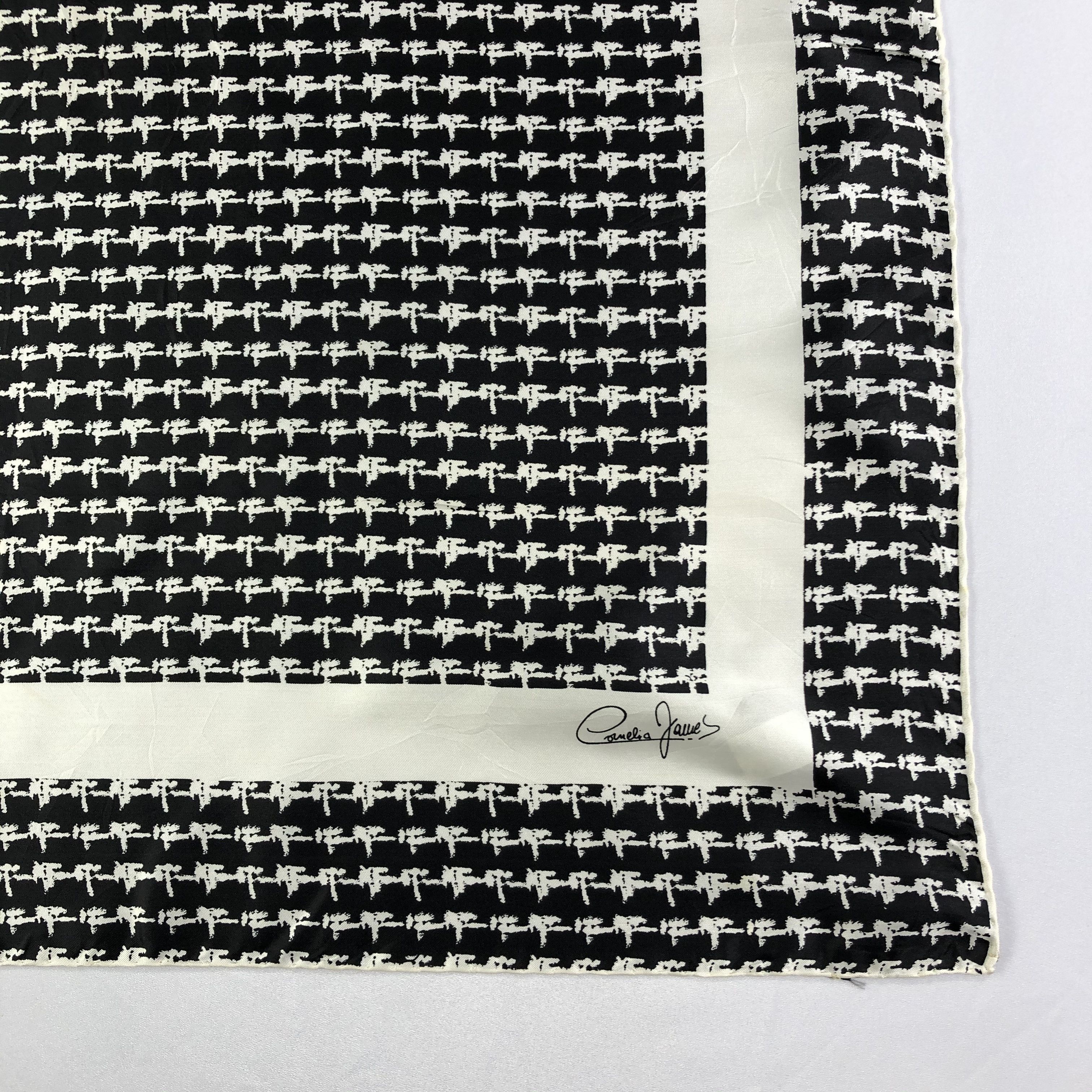 Vintage Vintage Silk Scarf Size ONE SIZE - 4 Thumbnail