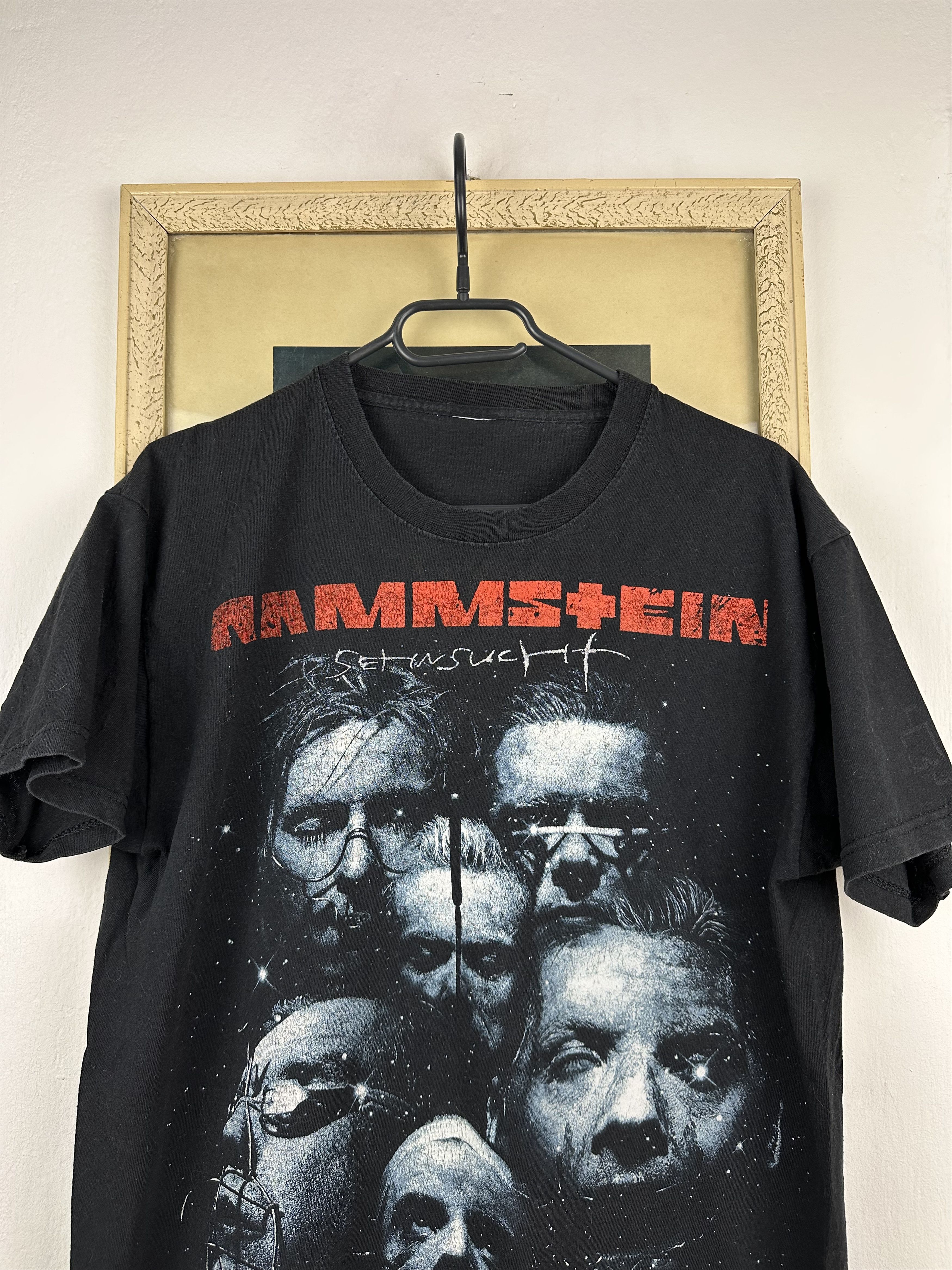 Band Tees × Vintage Vintage Rammstein Band Rare Shirt Tee Hype Jersey Size US L / EU 52-54 / 3 - 2 Thumbnail