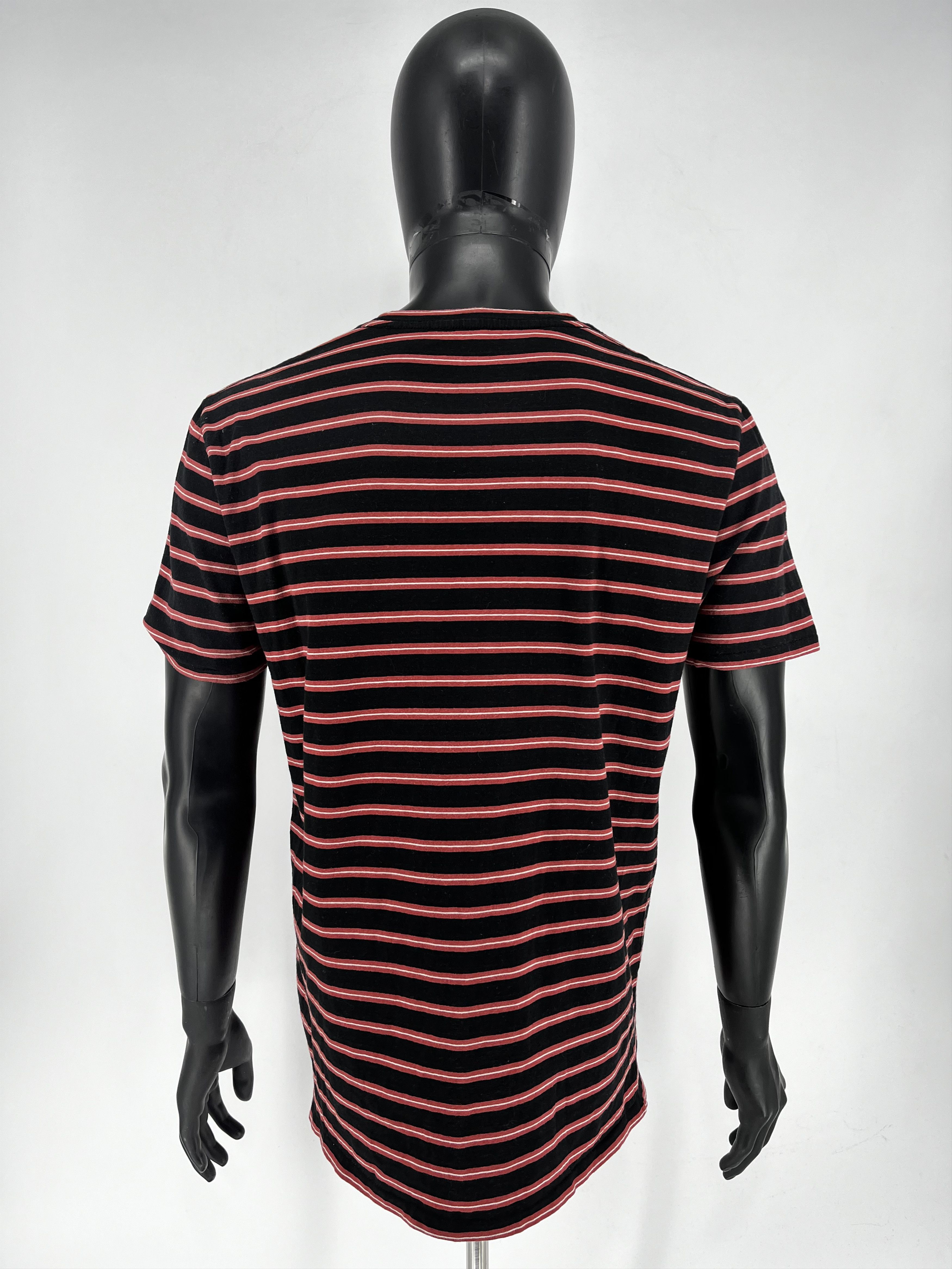 Allsaints Vintage Y2K Allsaints Striped T-shirt luxury Sportswear Sz L Size US L / EU 52-54 / 3 - 9 Thumbnail