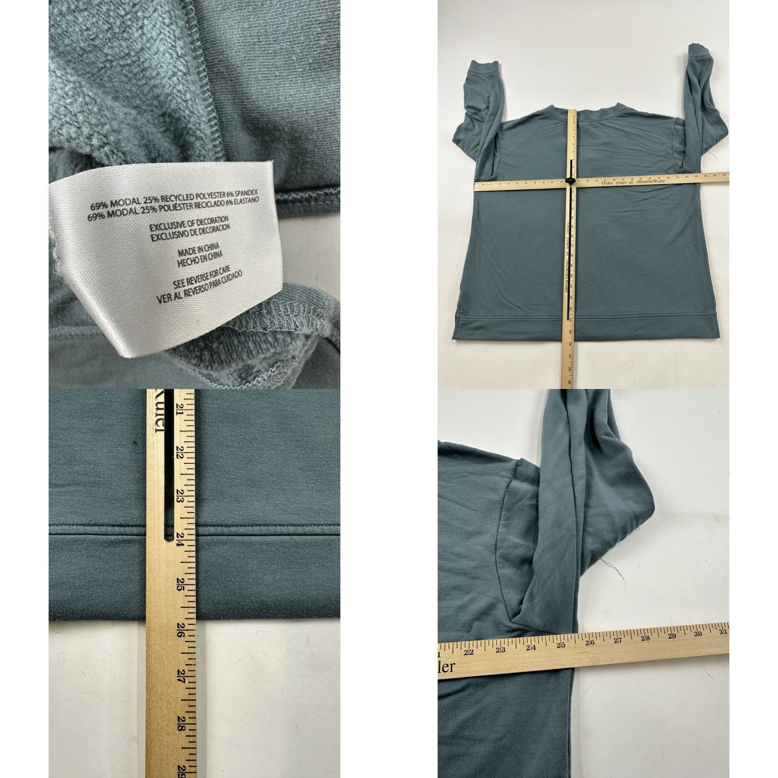 Orvis VINTAGE Orvis Sweatshirt Womens XL Pullover Activewear Gray V-Neck Long Sleeve Size XL / US 12-14 / IT 48-50 - 8 Thumbnail