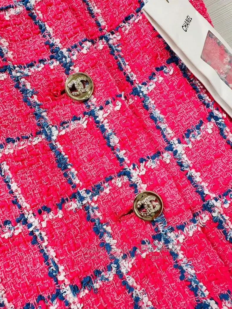 Chanel Chanel 24 Spring and Summer Series New Plaid Tweed Strap D Size XS / US 0-2 / IT 36-38 - 3 Thumbnail