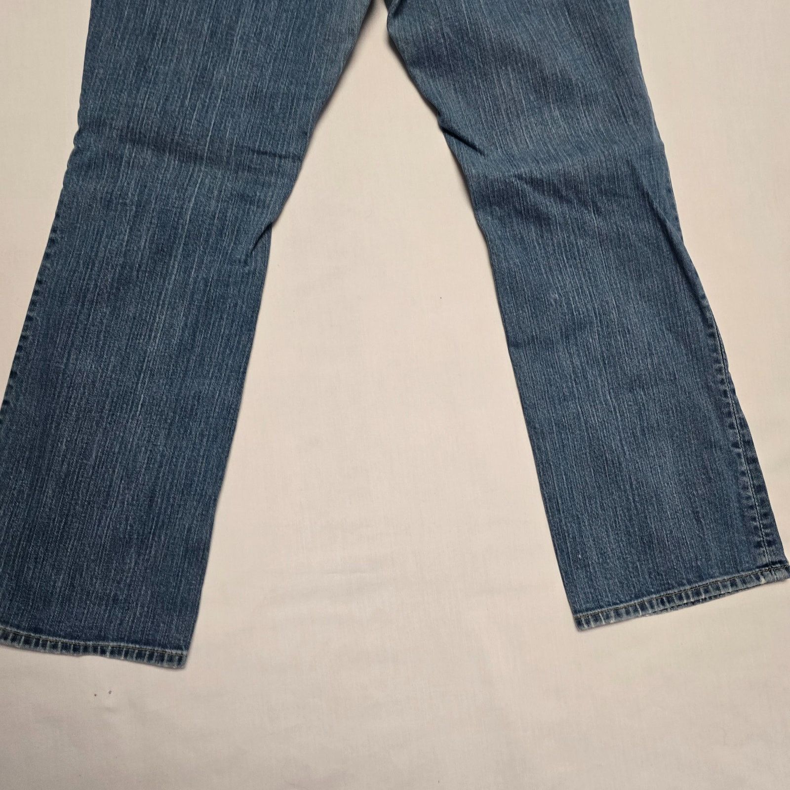 Naked & Famous St. John's Bay Women's Bootcut Jeans 6 Blue Denim Mid Rise Size 28" / US 6 / IT 42 - 8 Thumbnail