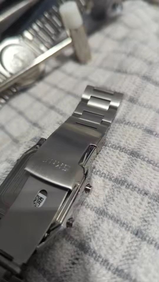 Jewelry Silver Dual Display Ana-Digi "Classic Tank" Watch Size ONE SIZE - 2 Thumbnail
