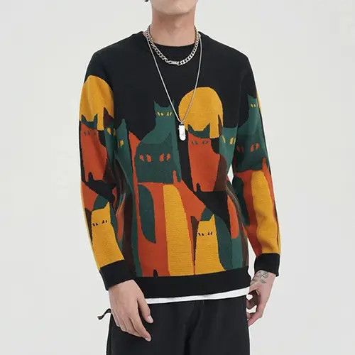 VIBE Autumn Knitted Sweater Size US L / EU 52-54 / 3 - 1 Thumbnail
