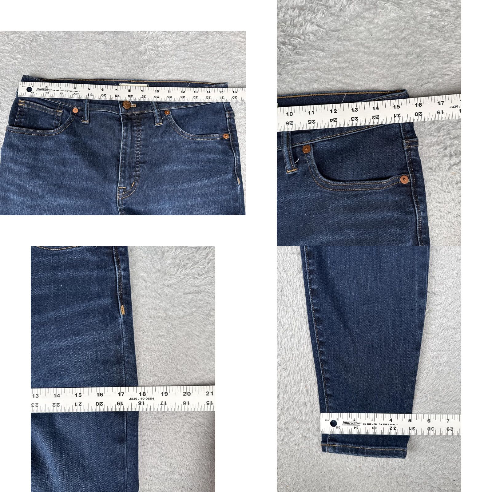 Madewell VINTAGE: None Madewell Jeans Womens 30 Blue Mid Rise Skinny Denim 5-Pocket Stretch Medium Wash 30x28 Mens Womens Boys Girls Size 30" / US 8 / IT 44 - 9 Thumbnail