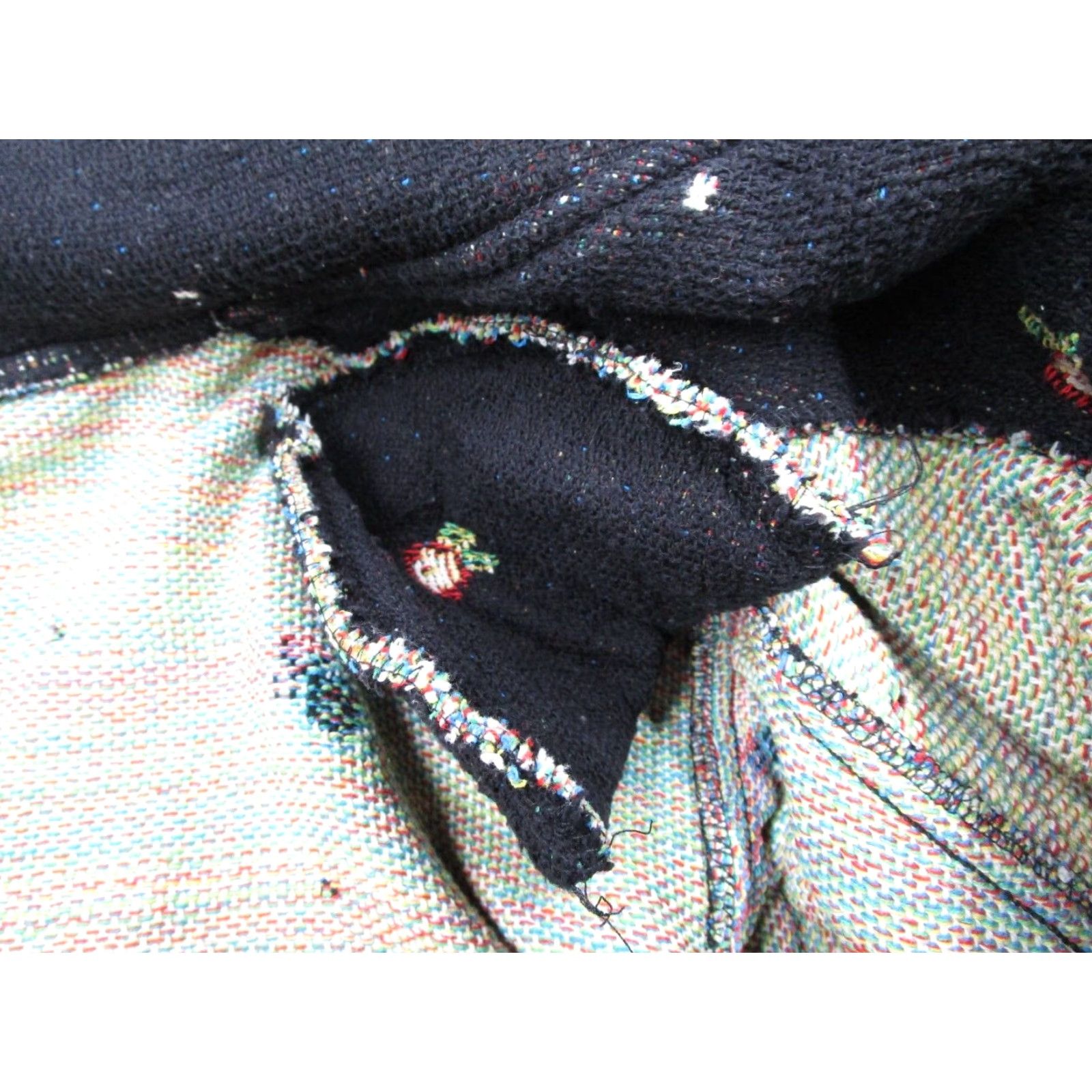 PONY VINTAGE Painted Pony Sweater Women Large Black Holiday Tapestry 90s Size L / US 10 / IT 46 - 4 Thumbnail