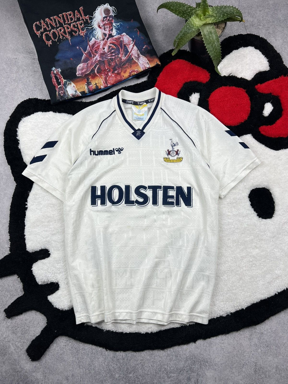Vintage Rare Tottenham Hotspur 1989 Football Soccer Blockcore Jersey Size US M / EU 48-50 / 2 - 1 Thumbnail