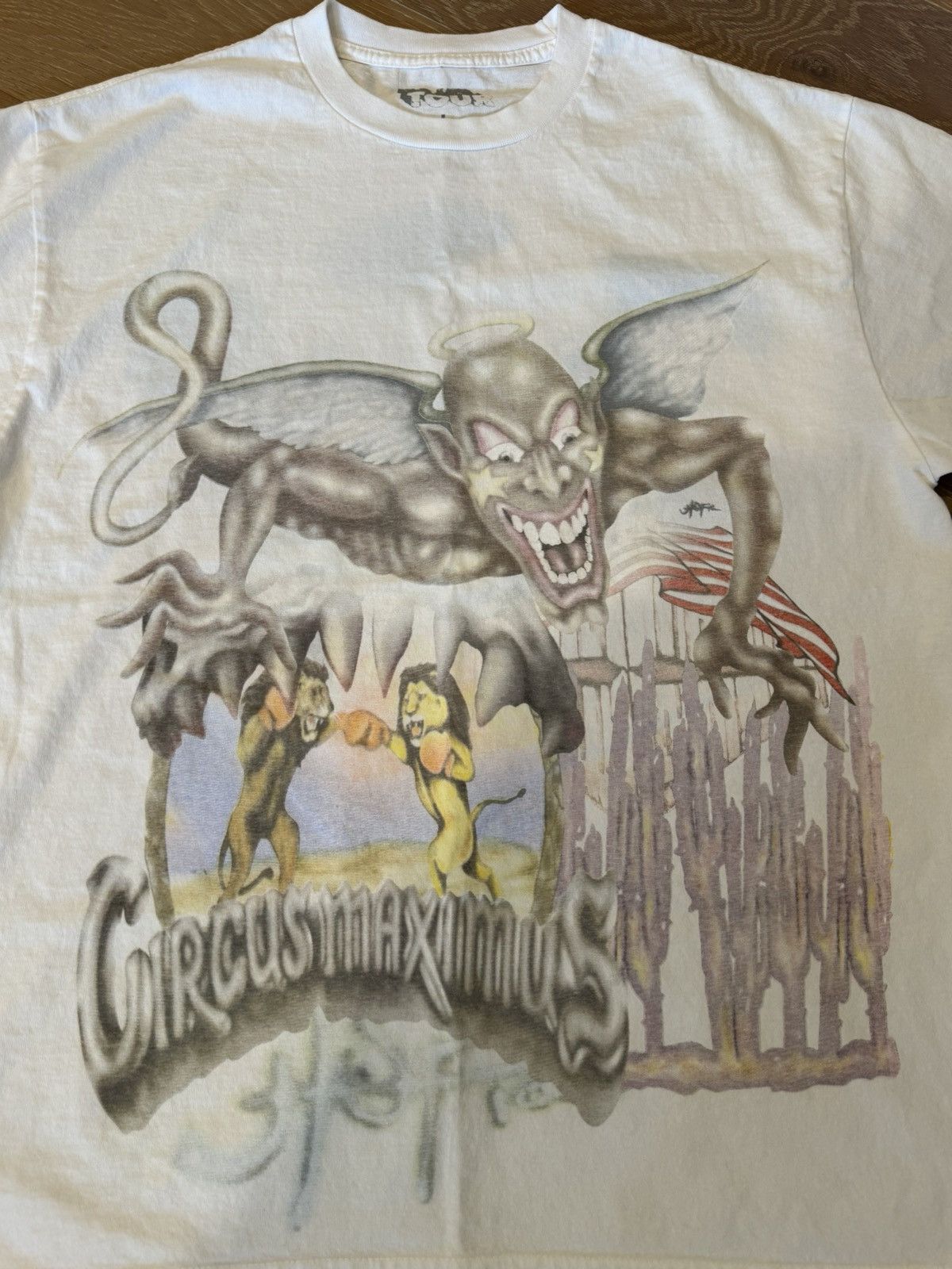 Travis Scott Travis Scott Utopia Tour Circus Maximus T-Shirt Size US L / EU 52-54 / 3 - 4 Thumbnail