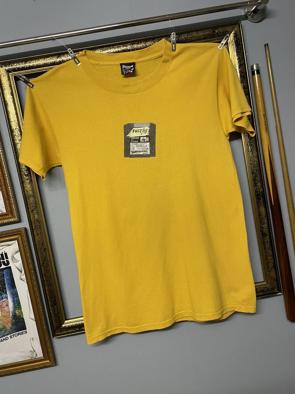 FUCT Vintage 1990s Designer Fuct Skateboard Harddisk Tshirt Size US M / EU 48-50 / 2 - 2 Thumbnail