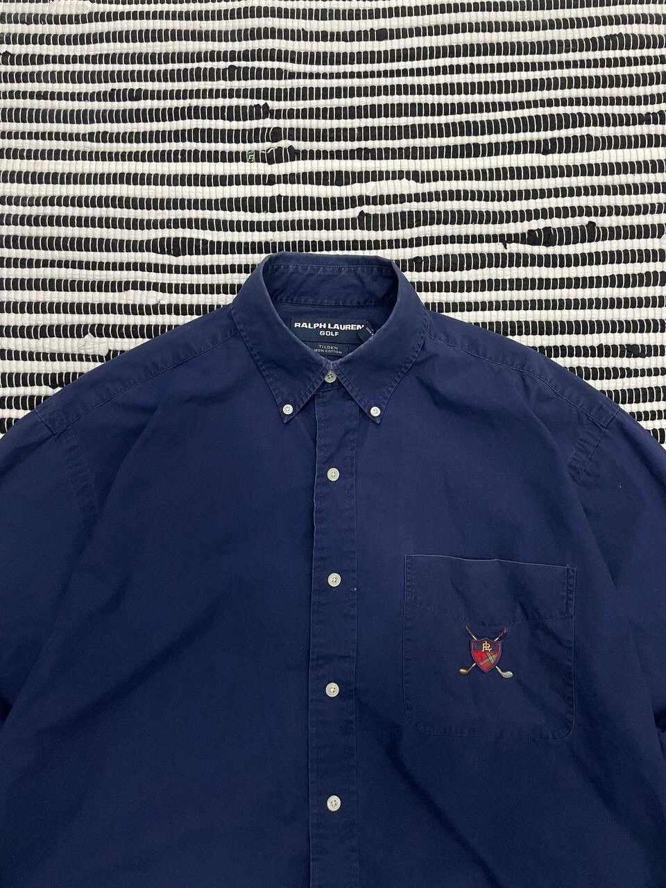 RLX Ralph Lauren × Ralph Lauren × Vintage Vintage Ralph Lauren Golf Button Shirt Y2K Size US M / EU 48-50 / 2 - 5 Thumbnail