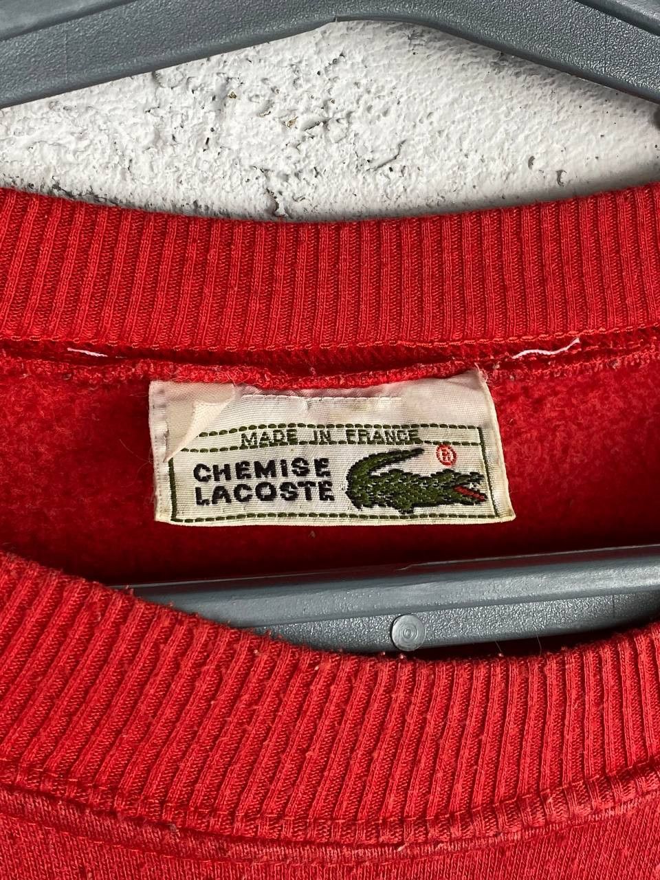 Lacoste × Vintage Vintage Lacoste Made In France Big Logo Sweatshirt Baggy Size US M / EU 48-50 / 2 - 5 Thumbnail