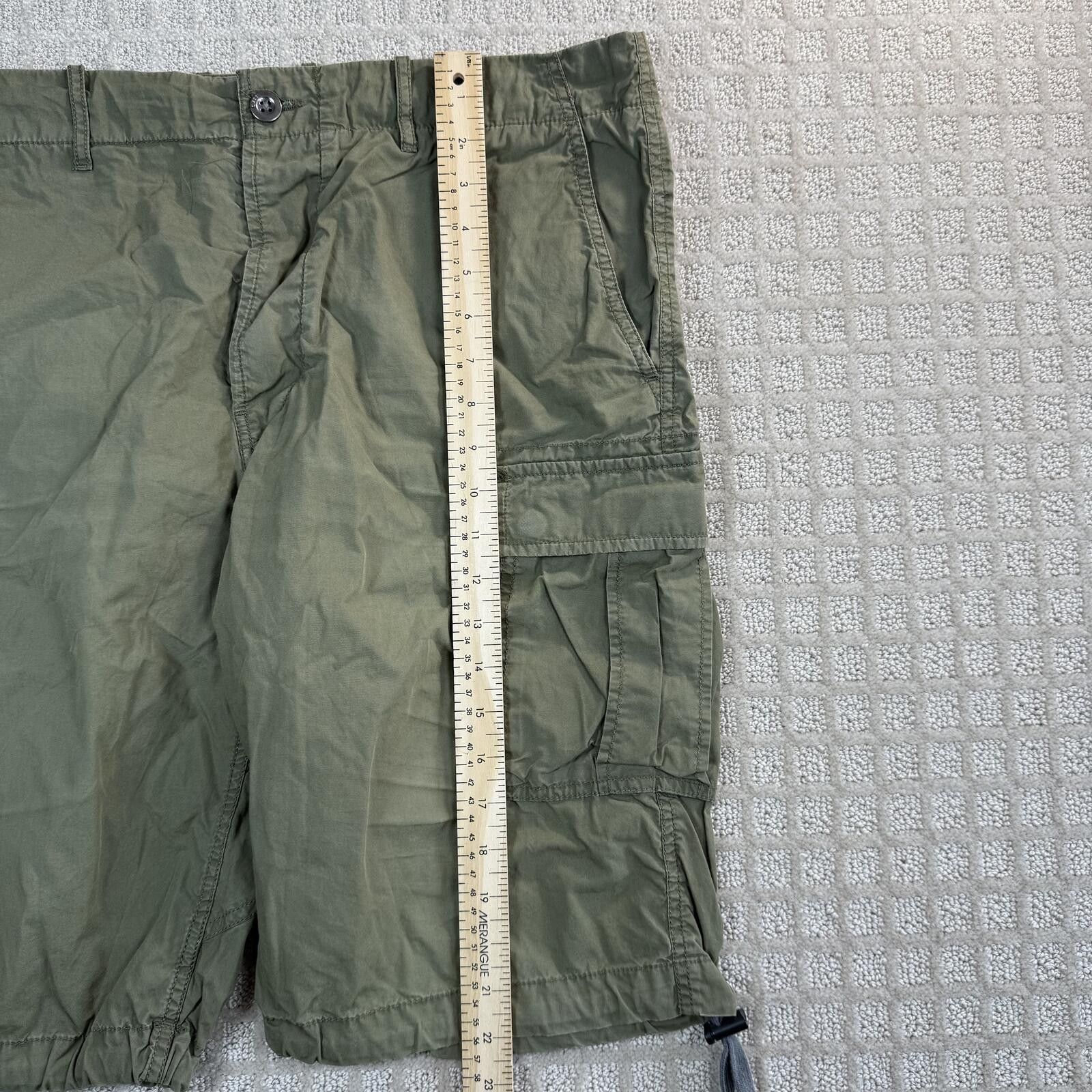 Diesel Diesel Cargo Shorts Olive Green Waist 37 Size US 37 - 4 Thumbnail