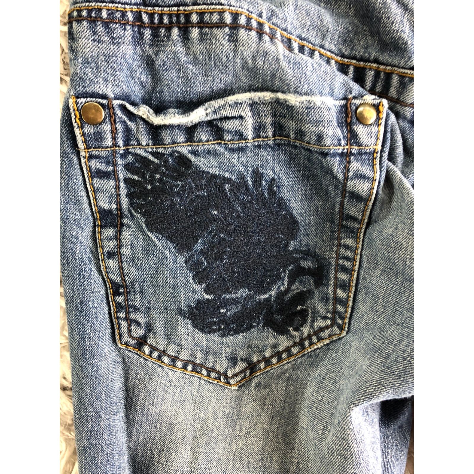 Armani Exchange Armani Exchange Jeans Size 29 Short Womens Mid Rise Medium Wash Blue Denim Size 29" - 5 Thumbnail