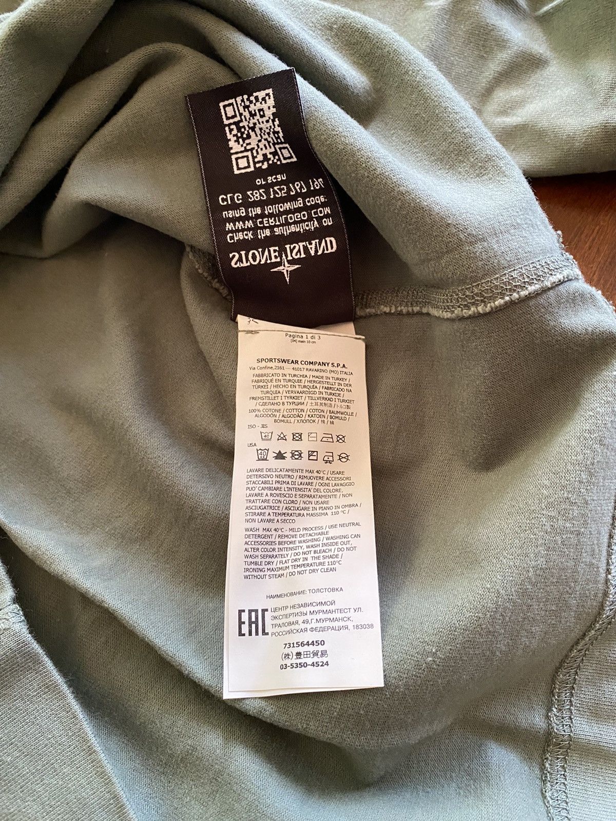 Stone Island Stone Island Logo Longsleeve Size US M / EU 48-50 / 2 - 8 Thumbnail