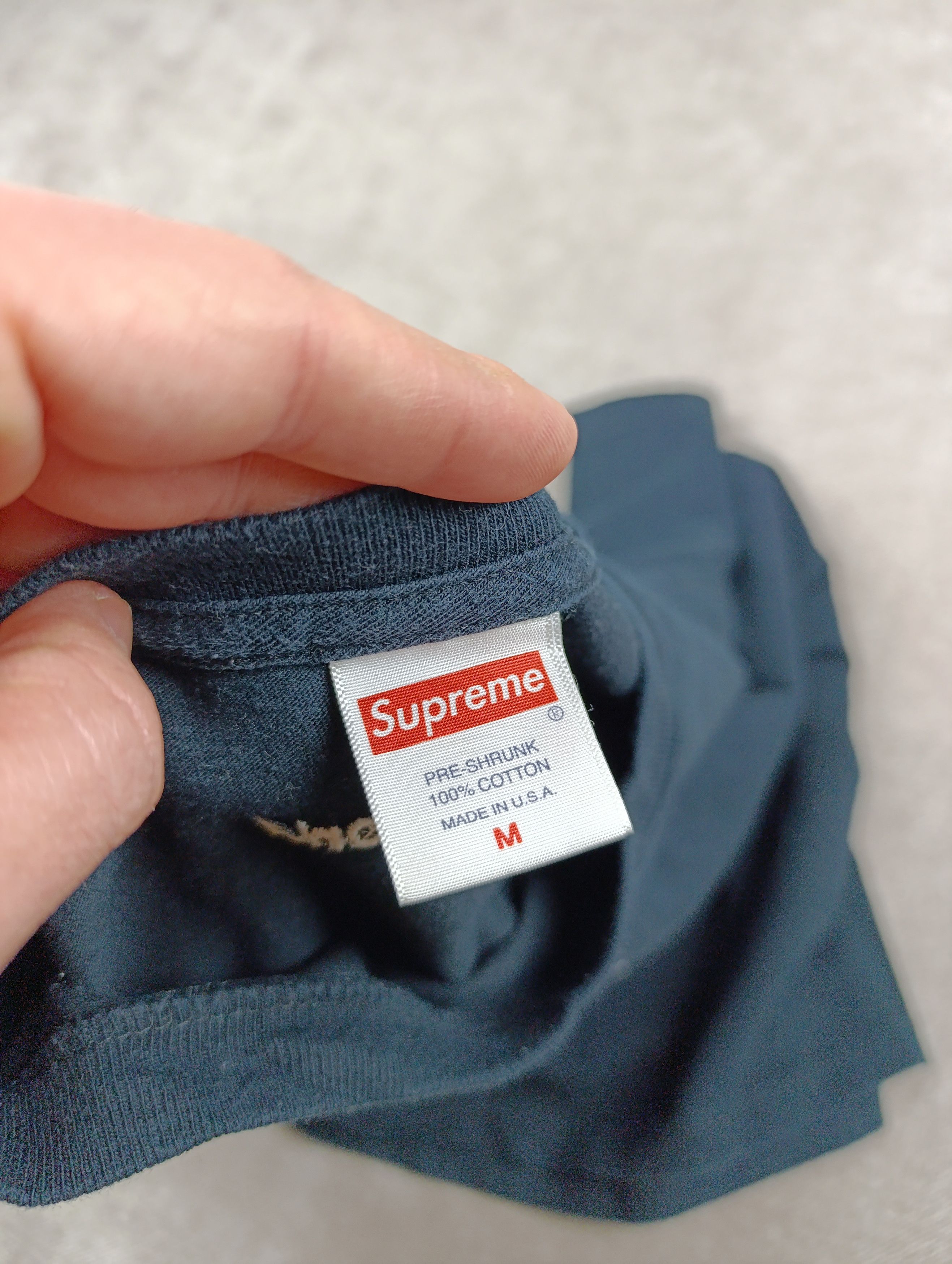 Supreme SUPREME MENS FUCK THE WORLD TEE BLACK Size US M / EU 48-50 / 2 - 4 Thumbnail