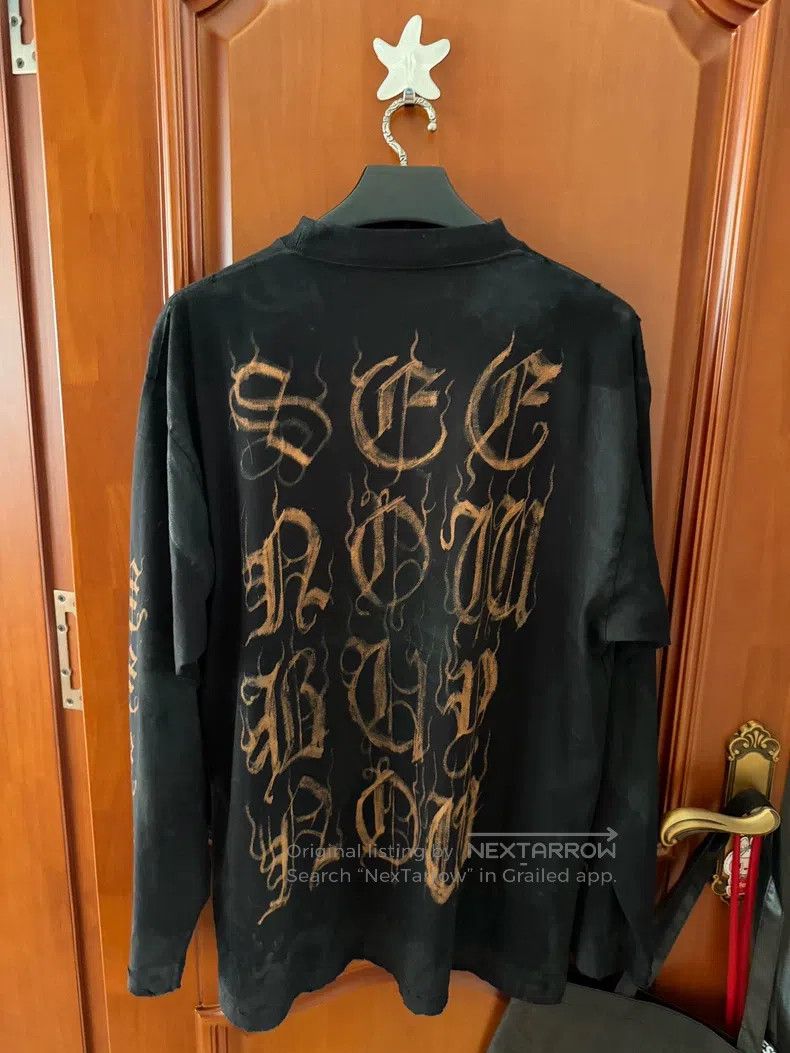 Balenciaga Balenciaga Sanskrit Long Sleeve Size US S / EU 44-46 / 1 - 2 Thumbnail