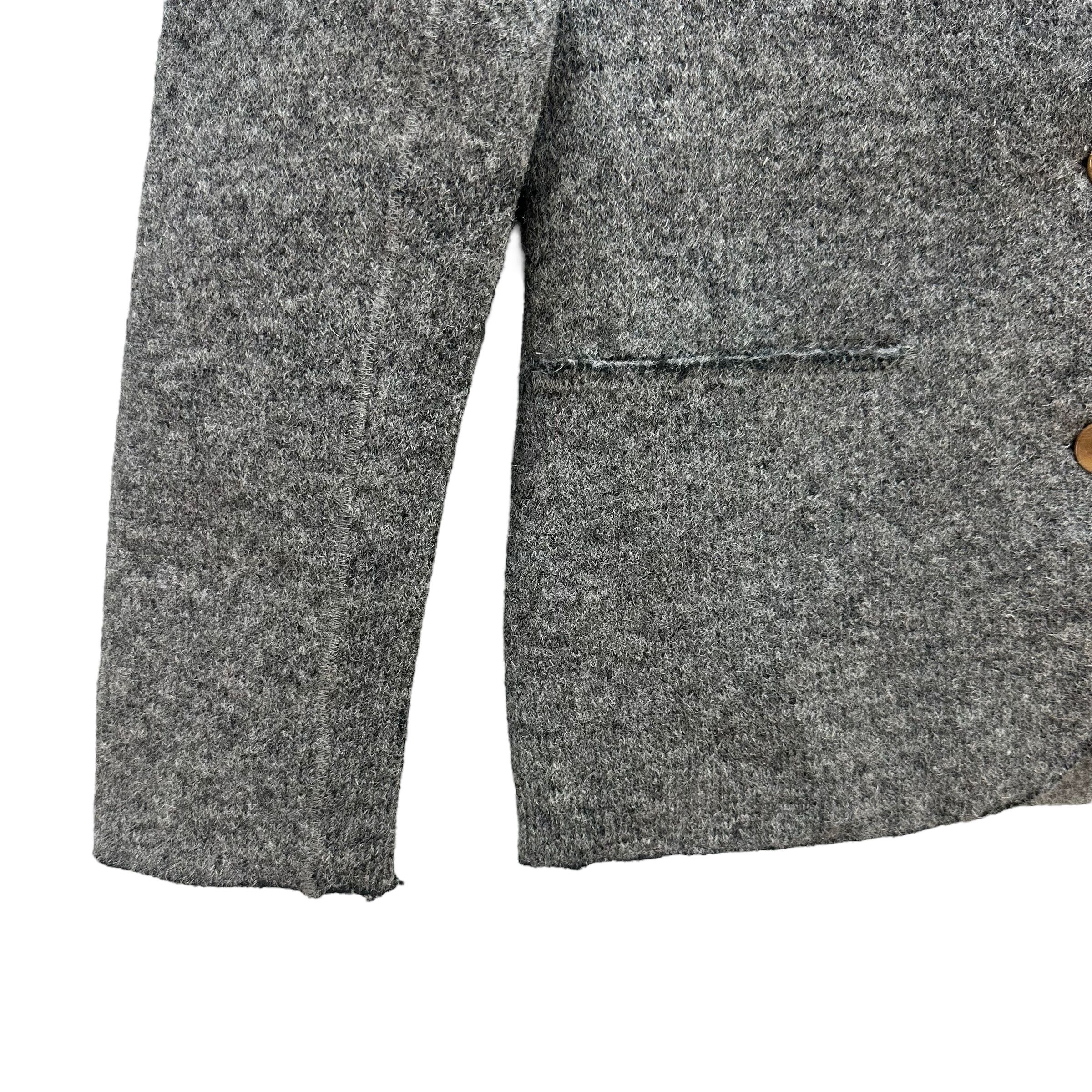 Homecore HOMECORE NO EUPHRAT GLOSSY WOOL JACKET #7645-160 Size S / US 4 / IT 40 - 4 Thumbnail