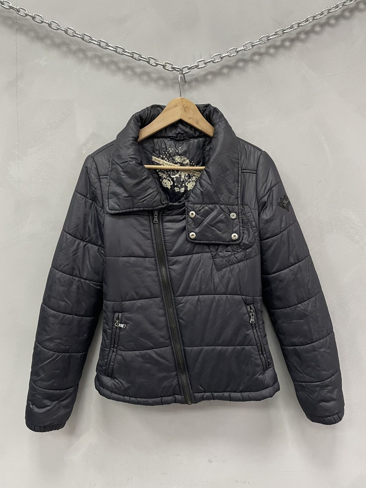 Diesel Diesel avant garde asymmetric bomber jacket Size S / US 4 / IT 40 - 1 Thumbnail