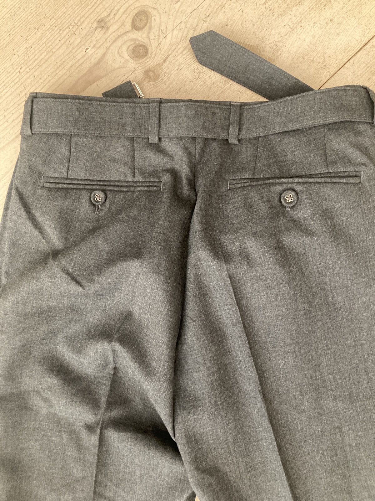 Officine Generale Officine Genéralé 100% Virgin Wool Grey Paul Pant (unworn) Size US 30 / EU 46 - 10 Thumbnail