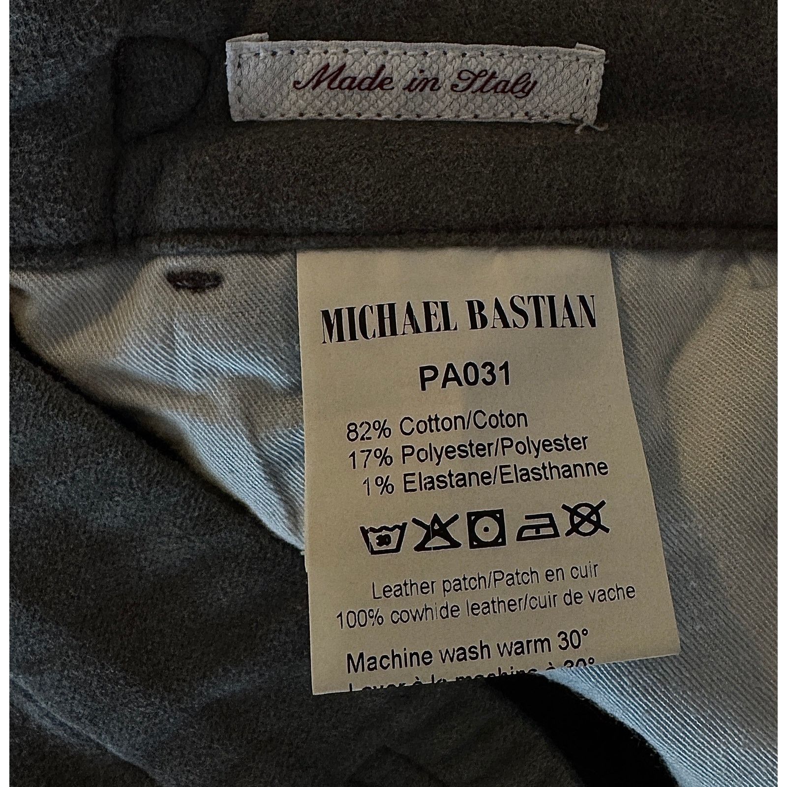Michael Bastian MICHAEL BASTIAN Adjustable Waist Shadow Gray Pants Size US 32 / EU 48 - 5 Thumbnail