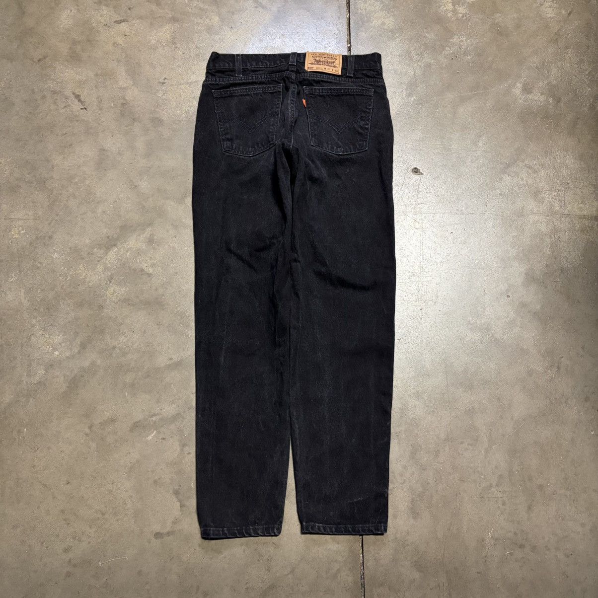 Levi's Vintage 90s Levis 550 Orange Tab Denim Jeans Faded Western Size US 33 - 6 Thumbnail