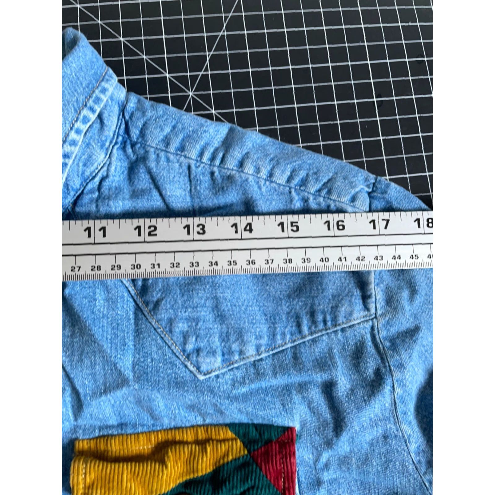 Levi's Levi's Denim Western Shirt Mens Medium Blue Corduroy Trim Snap Button #Orange Tab# 80s 90s Western Casual Workwear Size US M / EU 48-50 / 2 - 7 Thumbnail