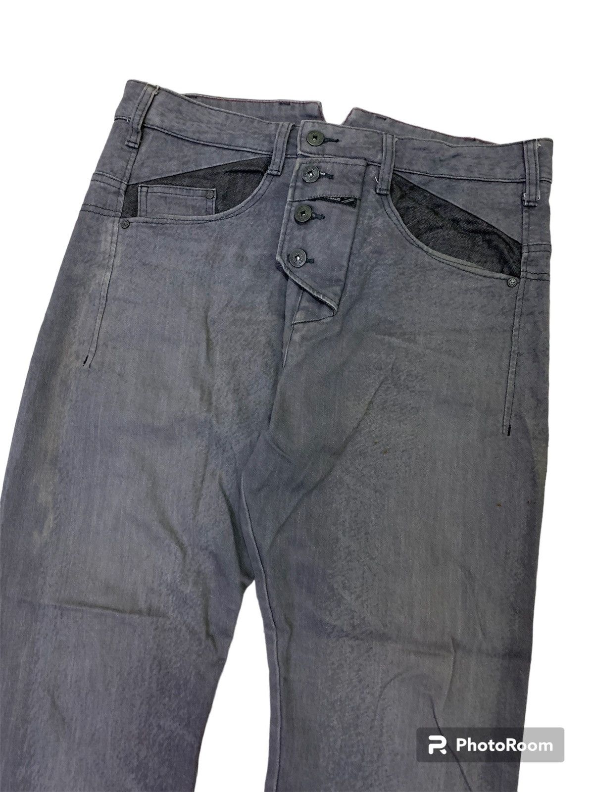 Marithe + Francois Girbaud Vintage Marithe Francois Girbaud fly flap gear Pant Size US 33 - 7 Thumbnail