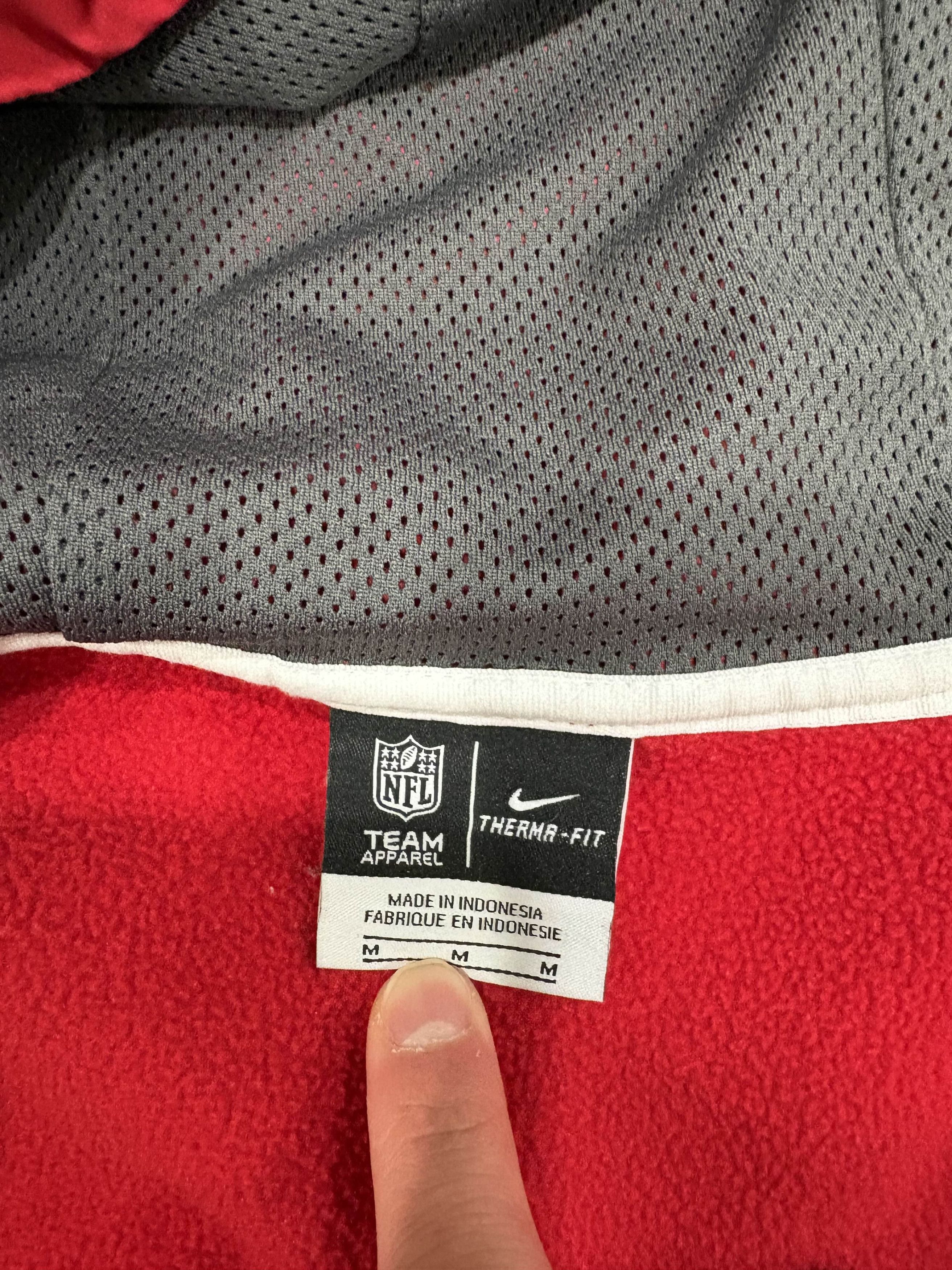 Nike 49ers Nike Therma-Fit NFL Team Apparel Zip-up Jacket Size US M / EU 48-50 / 2 - 5 Thumbnail