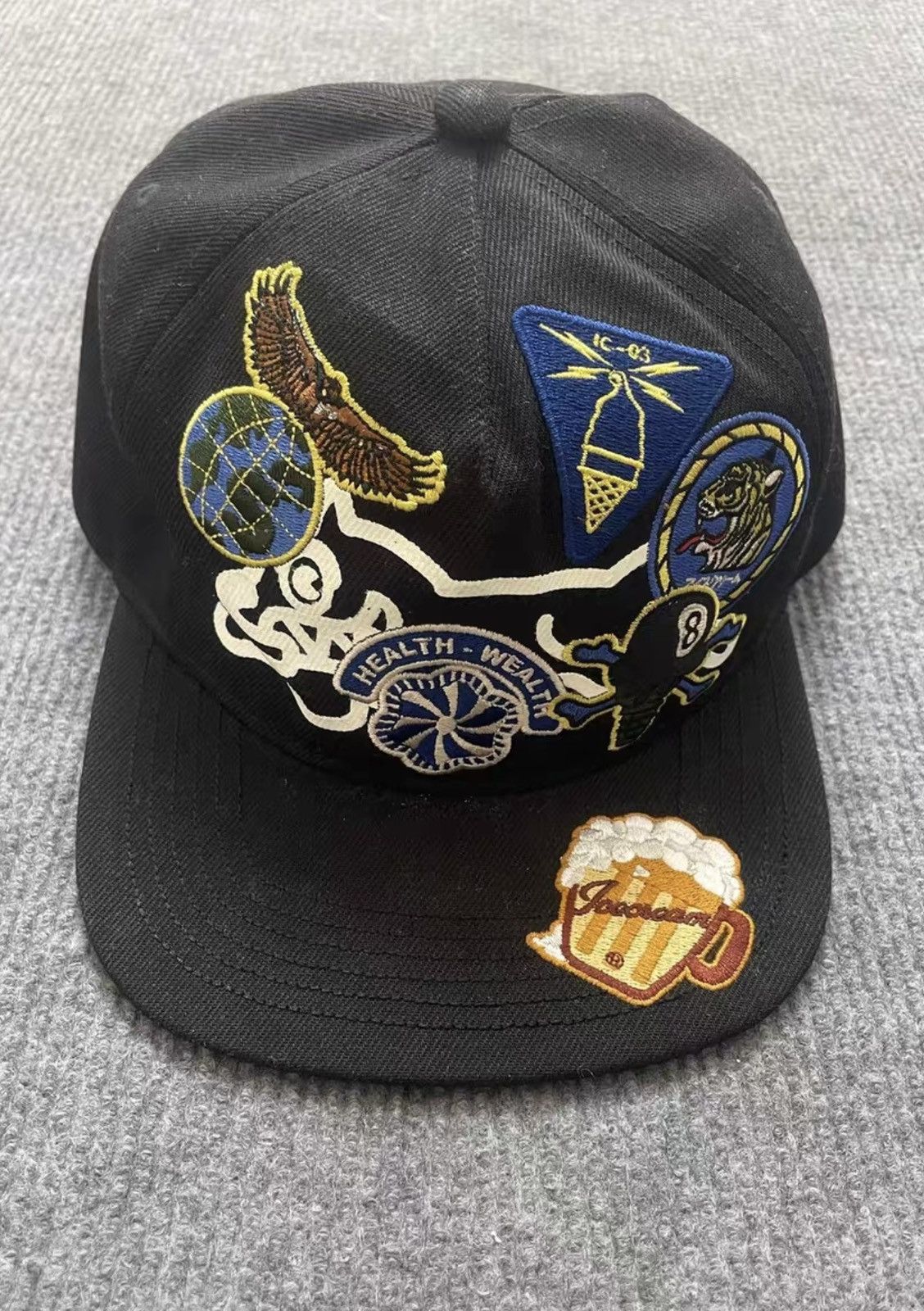 Billionaire Boys Club BBC Embroidered Flat-Brim Baseball Cap / Sun Hat Size ONE SIZE - 1 Thumbnail
