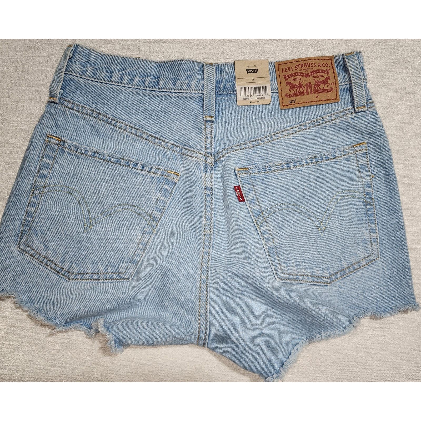 Levi's Levi's women's shorts 501 button fly W26'' Size 26" / US 2 / IT 38 - 2 Thumbnail