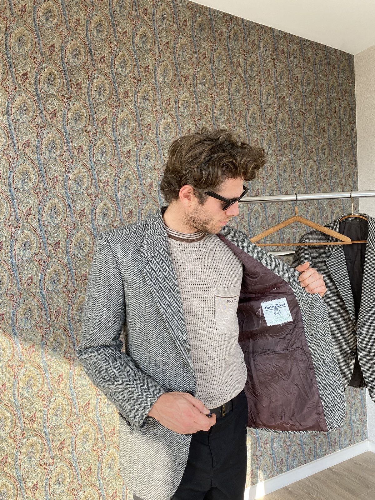 Harris Tweed Harris Tweed Vintage 1980s Blazer Size 38L - 1 Thumbnail