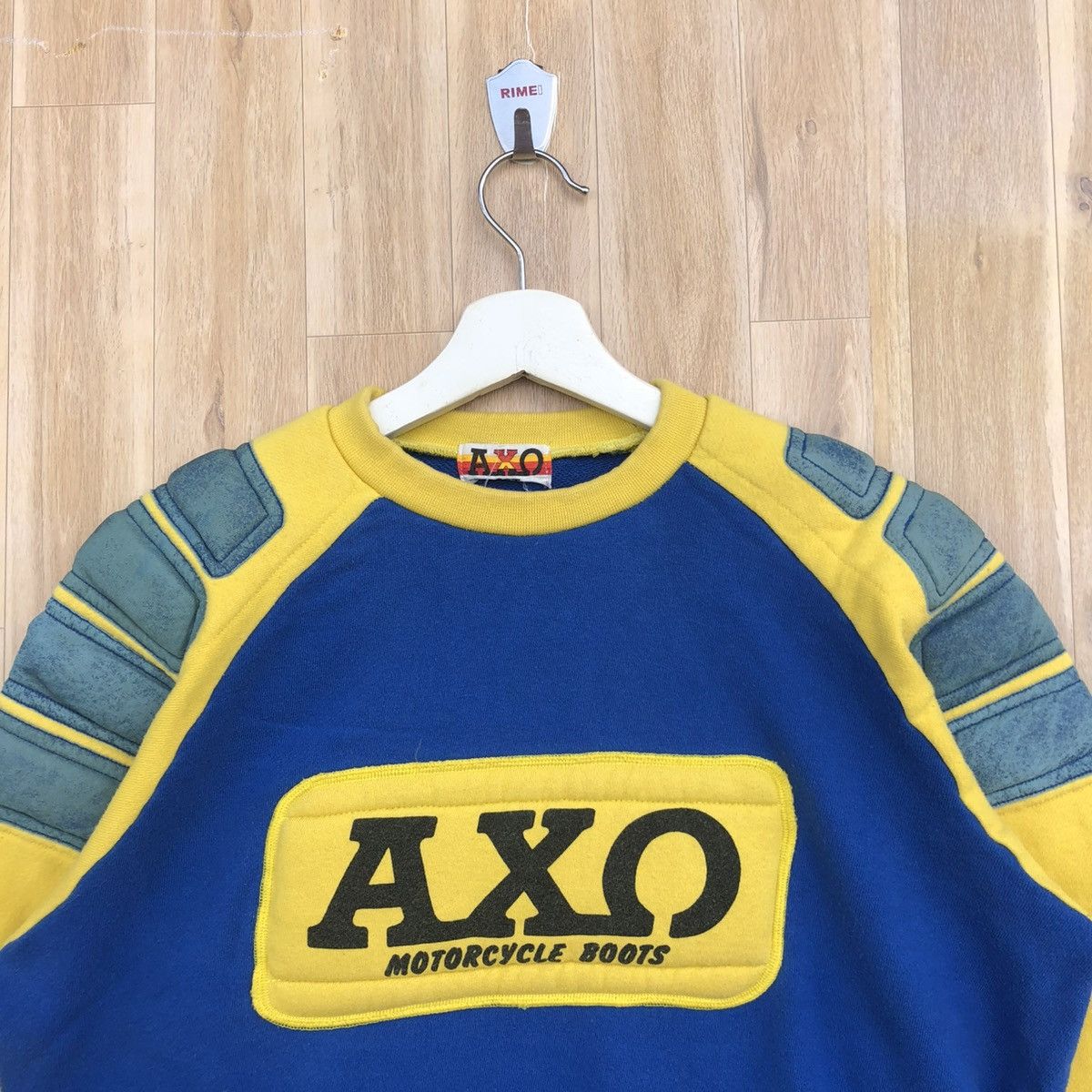 Vintage Vintage Axo Motorcycle Boots Safety Sweatshirt Size US M / EU 48-50 / 2 - 3 Thumbnail