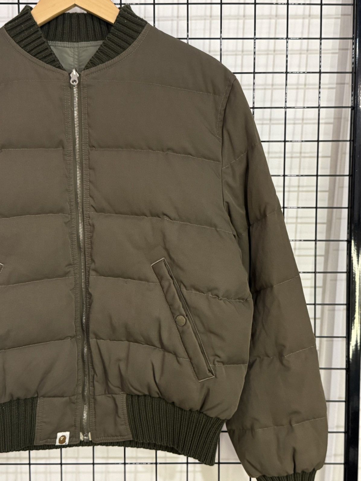 Bape A Bathing Ape Green Bomber Jacket Size US M / EU 48-50 / 2 - 2 Thumbnail