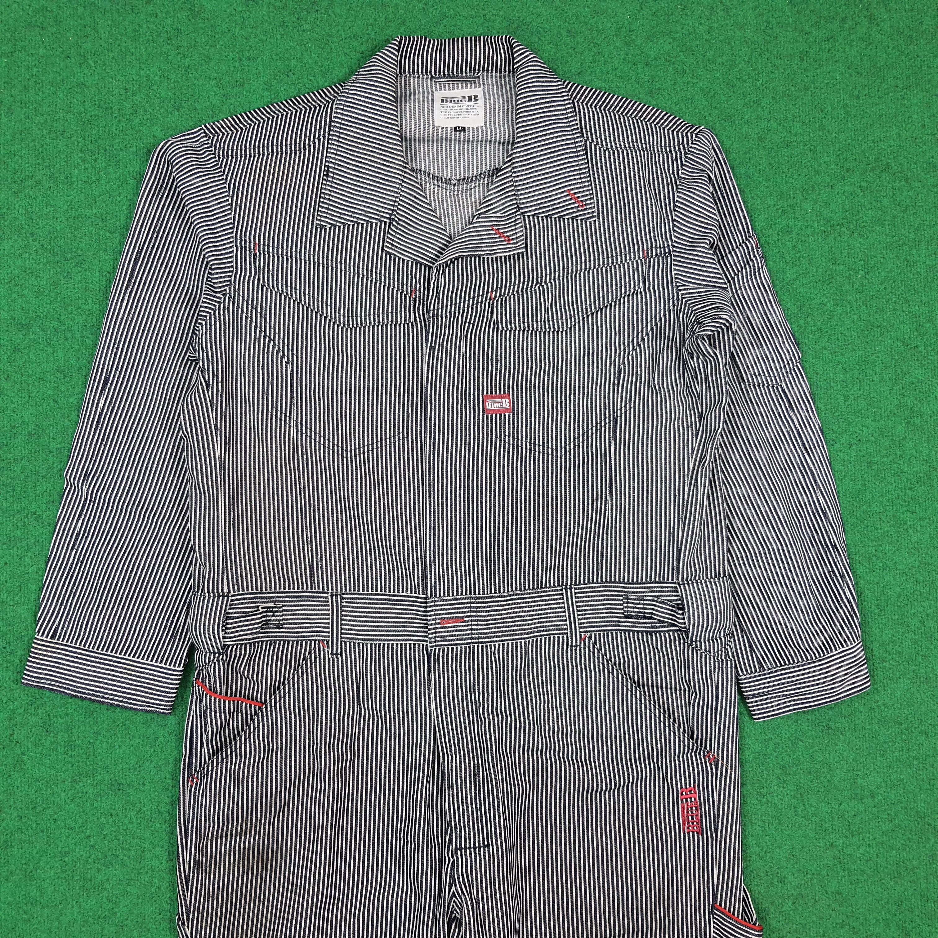 Japanese Brand Vintage Workwear Coverall With Hysteric Custom Logo C302N8 Size US XL / EU 56 / 4 - 3 Thumbnail