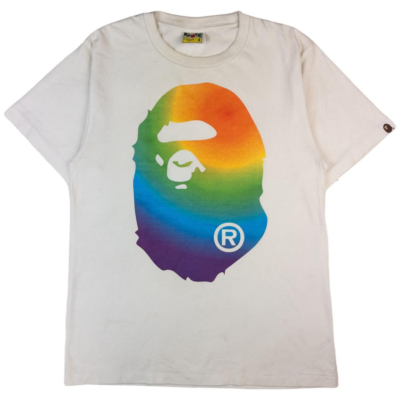Bape Vintage BAPE Rainbow Graphic T Shirt Size S Size US S / EU 44-46 / 1 - 1 Thumbnail