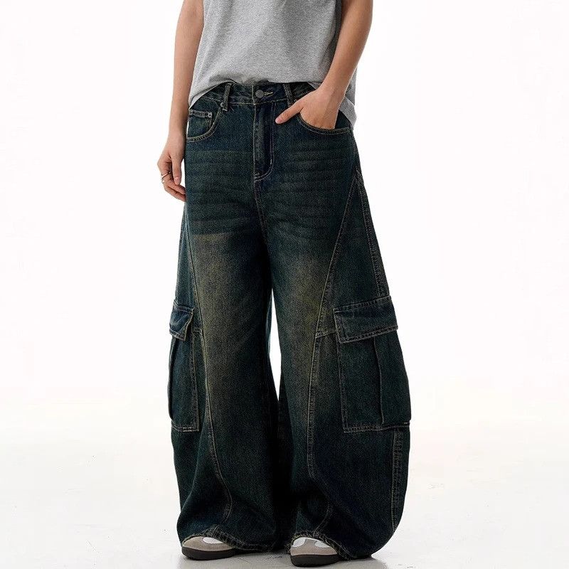 Jean Cargo Multi Pockets Jeans Size US 32 / EU 48 - 5 Thumbnail