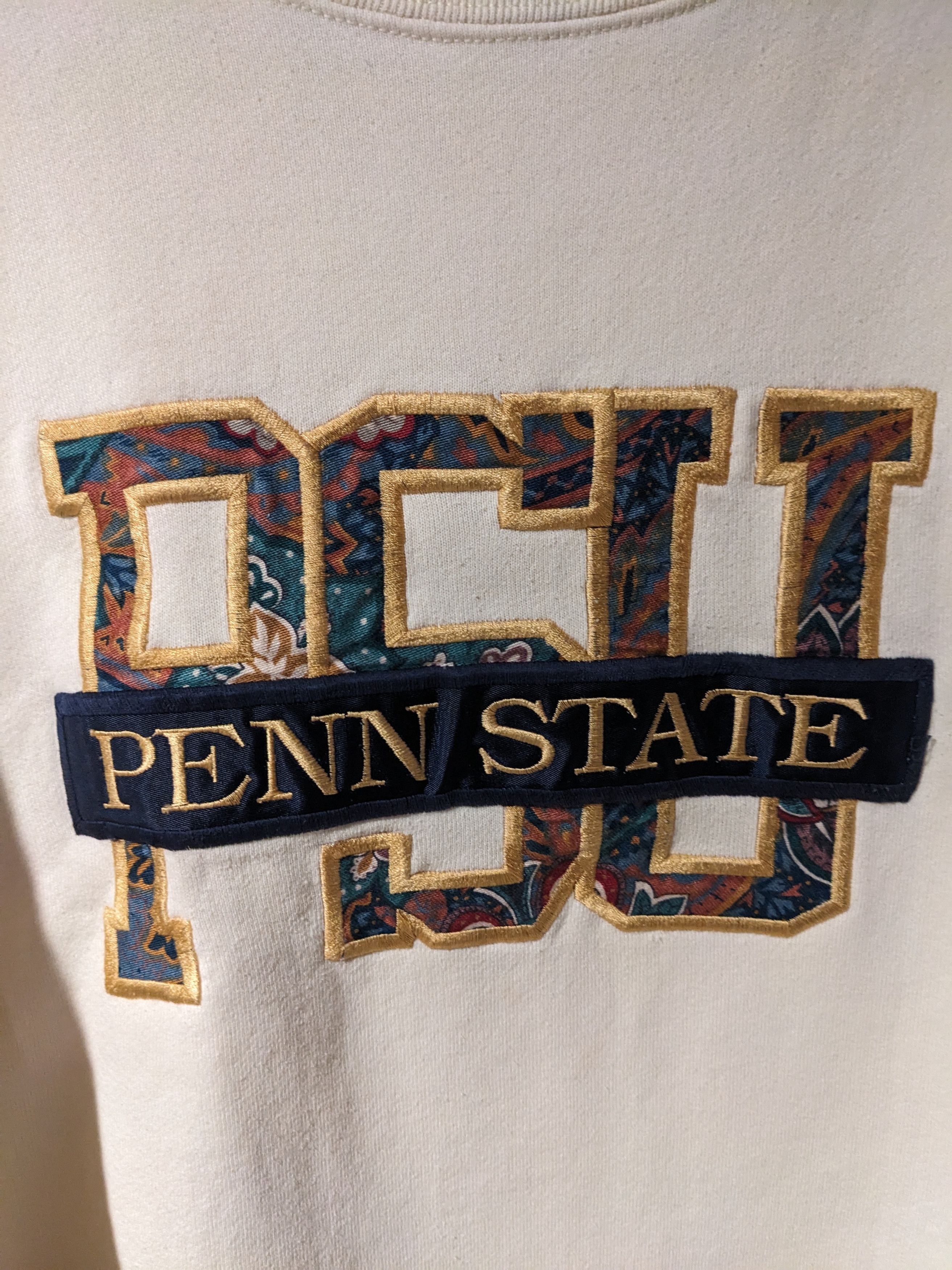 Vintage Vintage 90s Penn State University American Sweatshirt Size US XL / EU 56 / 4 - 2 Thumbnail