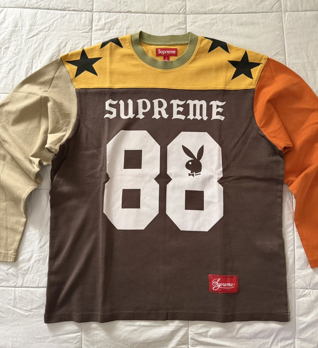 Playboy × Supreme Supreme Playboy L/S football top pink size
