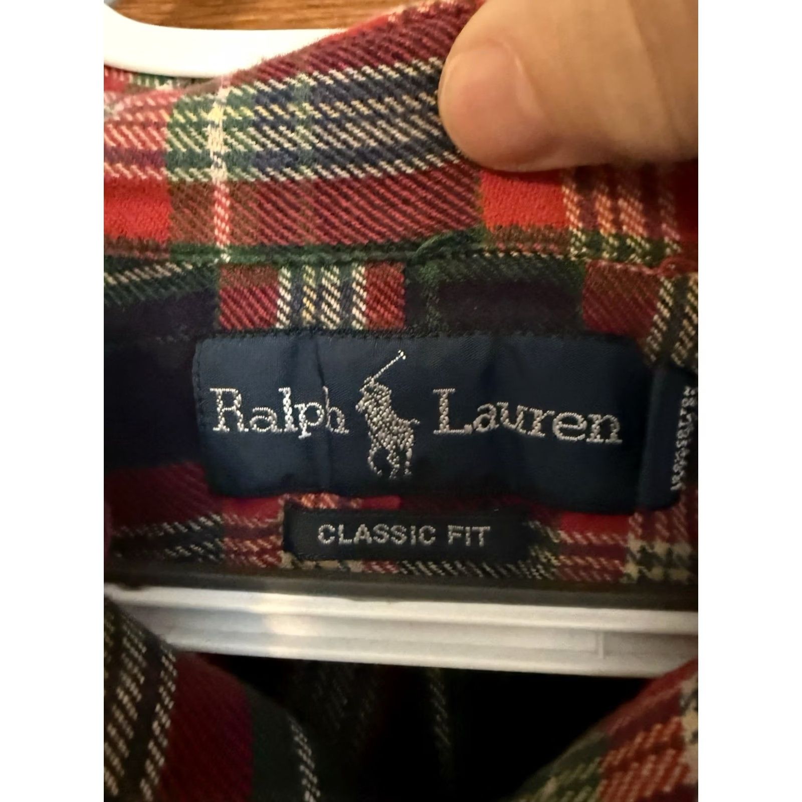 Ralph Lauren Ralph Lauren Classic Fit Flannel Shirt Mens XXL Green Plaid Button-Down Collared Button-Up 100% Cotton Vintage: No Size US XXL / EU 58 / 5 - 4 Thumbnail