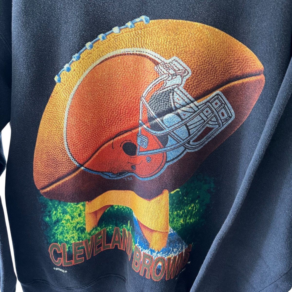 Nutmeg vintage cleveland browns Nutmeg sweatshirt Size US L / EU 52-54 / 3 - 3 Thumbnail