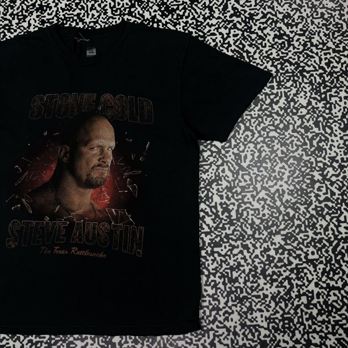WWE Vintage Y2K WWE Stone Cold Steve Austin Texas Style T-shirt Size US L / EU 52-54 / 3 - 3 Thumbnail