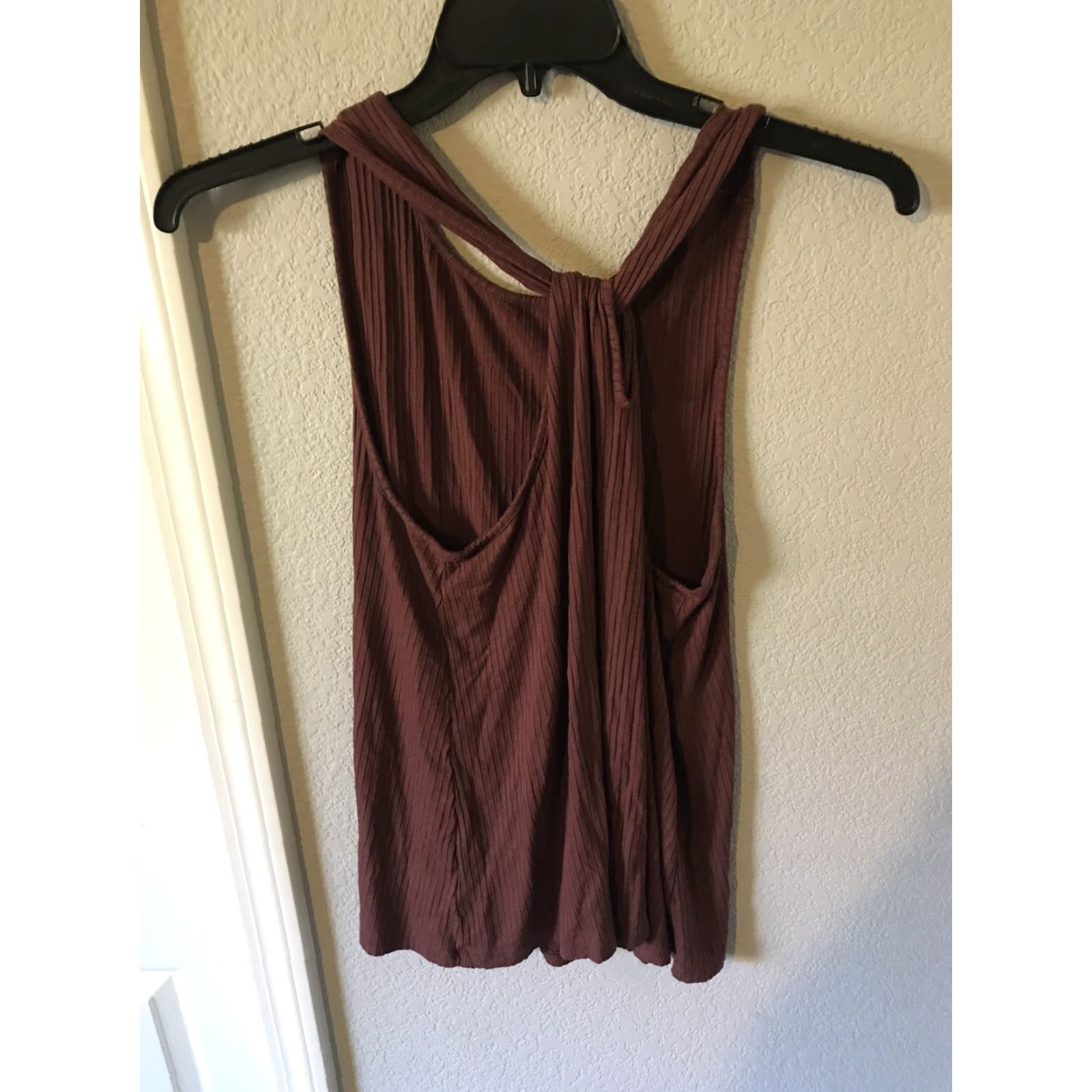 Old Navy OLD NAVY Tank Top Brown Women's Size L Sleeveless Round Neck Cotton Casual Summer Classic Regular Size L / US 10 / IT 46 - 3 Thumbnail