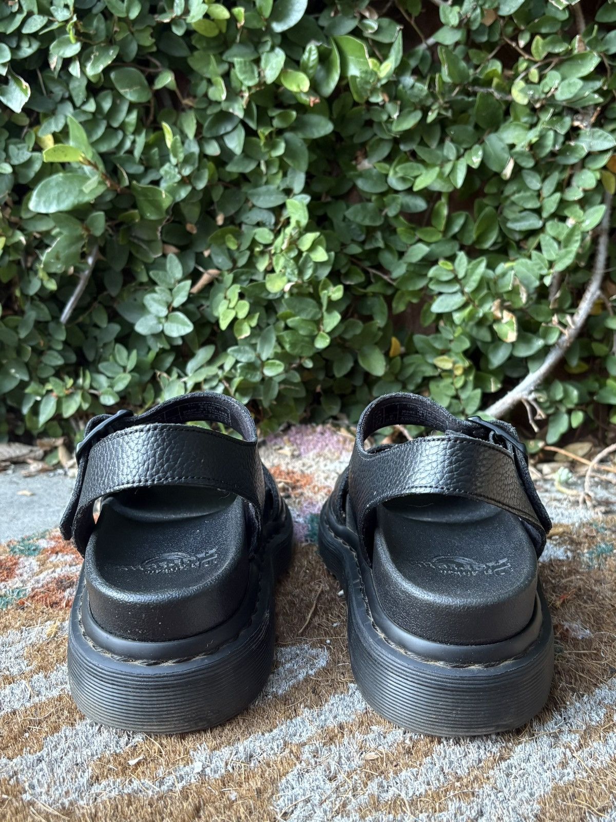 Dr. Martens DR MARTENS BLACK LEATHER SANDALS / W 7.5 Size US 7.5 / IT 37.5 - 4 Thumbnail