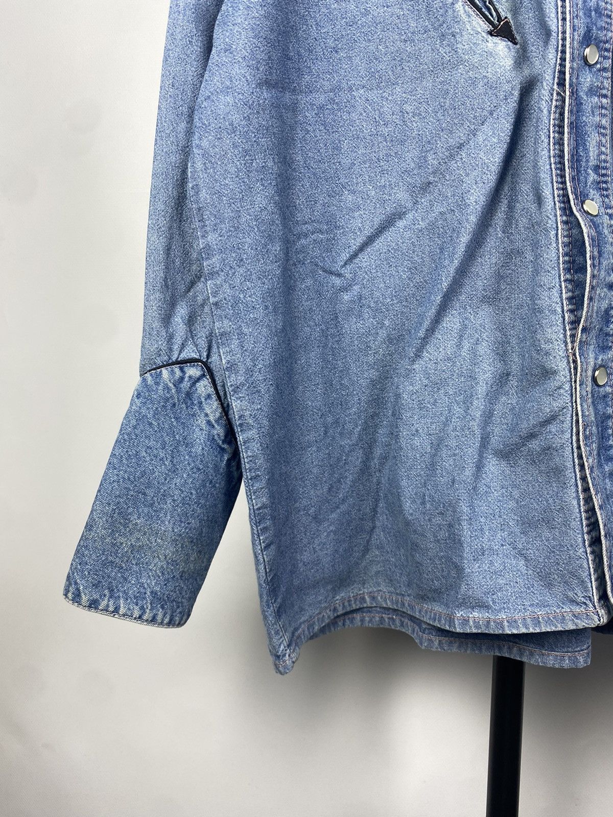Cowboy Equipment × Vintage 90s vintage USA western cowboy denim shirt Size US M / EU 48-50 / 2 - 3 Thumbnail