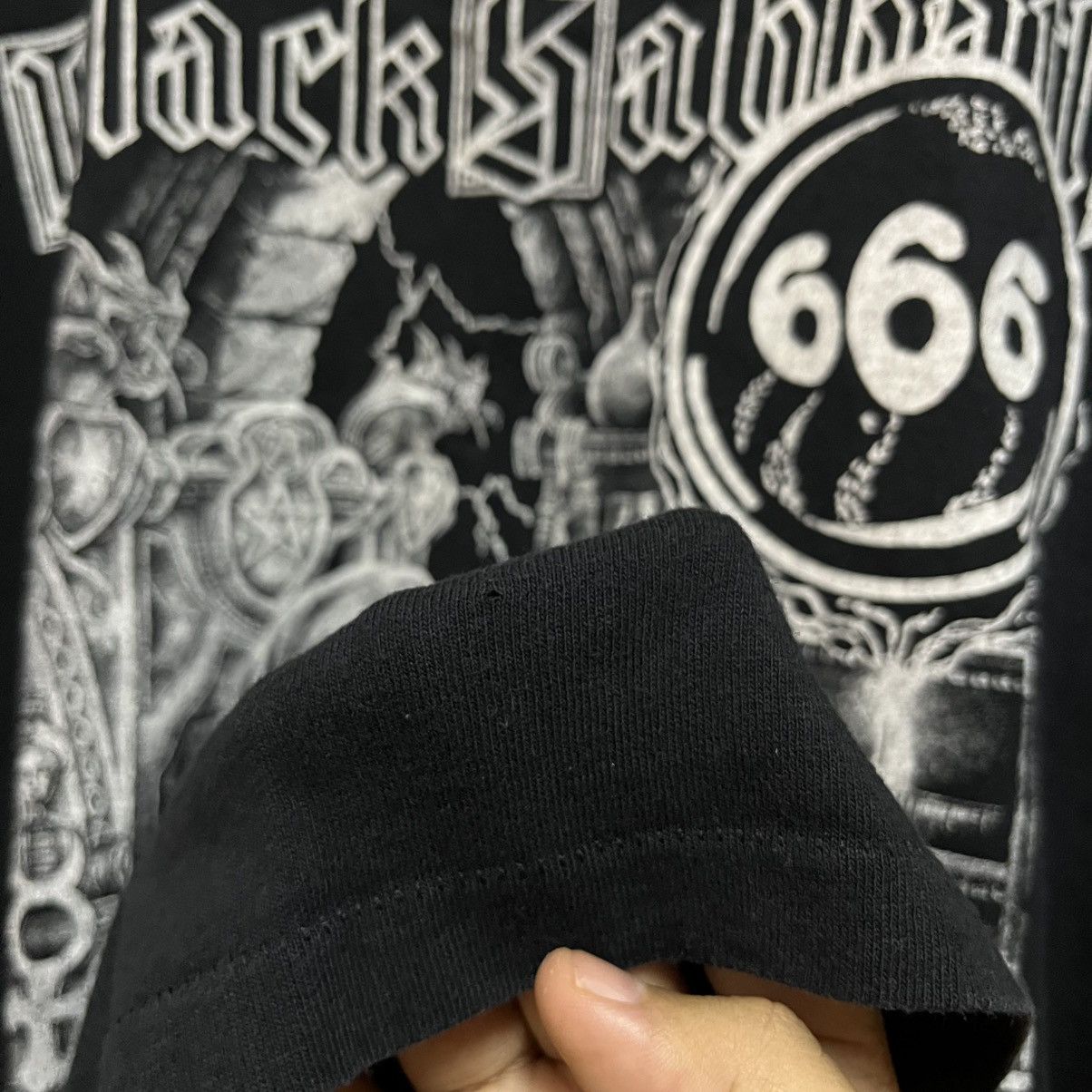 Band Tees × Black Sabbath × Vintage Vintage Black Sabbath 666 T Shirt Size US XL / EU 56 / 4 - 8 Thumbnail