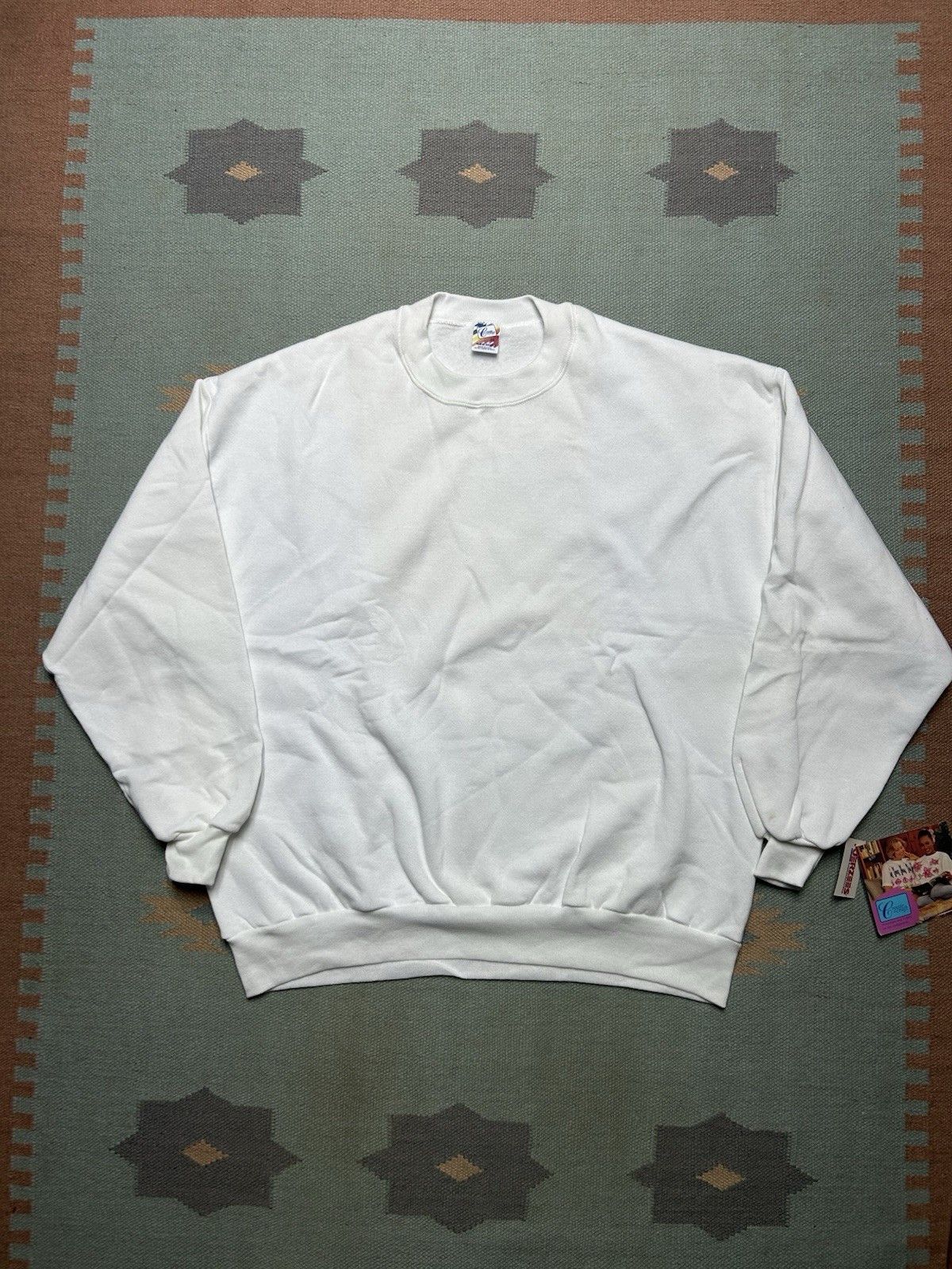 Vintage NEW 80s sweatshirt Jerzees Russell blank DEADSTOCK NWT XXL Size US XXL / EU 58 / 5 - 1 Thumbnail