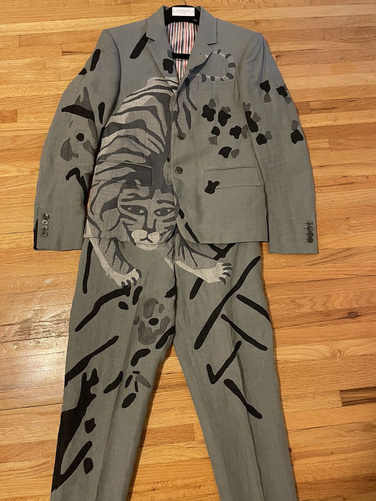 Thom Browne SS16 Runway Tiger Suit Size 40R - 2 Thumbnail